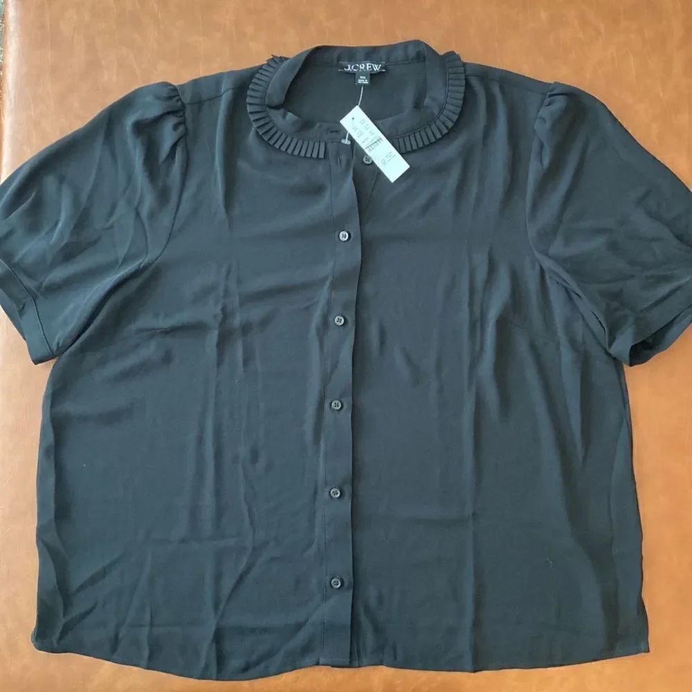 J. Crew Drapey button-up top* - Picture 5 of 6